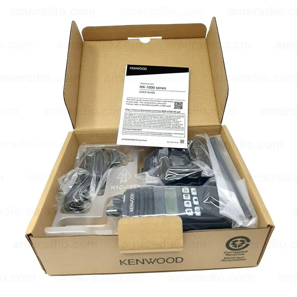 Kenwood NX-1300 AUK5 5-Watt 260 Channel 400-470MHz UHF Analog Radio With LCD and Standard Keypad