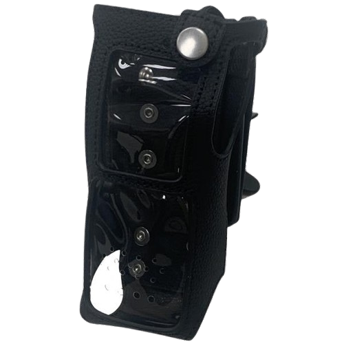 Hytera LCY025 Leather Carry Case for Radios with Display (black) (For HP7)