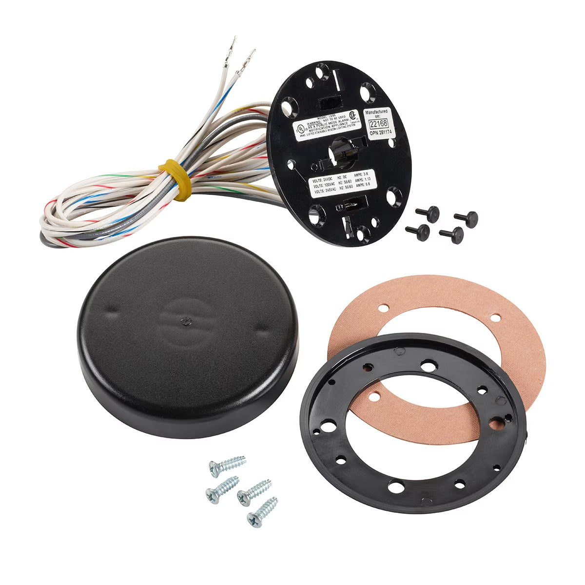 LSBS Base, UL and cUL, 24-240VAC/DC, Low Profile, Surface Mount