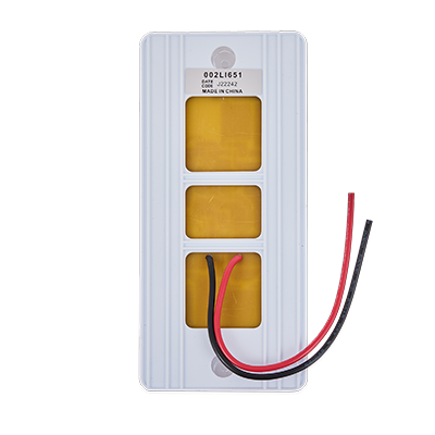 Soundoff Signal ECVDMLTST4G Dome Light, Rectangular - Flush Surface Mount, Grey Base, 6" X 3", White Leds