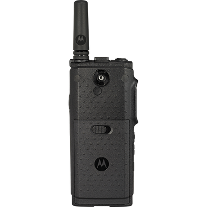 MOTOROLA SOLUTIONS AAH88JCP9JA2AN MOTOROLA MOTOTRBO SL300 PORTABLE VHF DIGITAL / ANALOG 99-CHANNEL TWO-WAY BUSINESS RADIO WITH DISPLAY - 136-174 MHZ, 3W