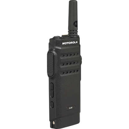 MOTOROLA SOLUTIONS AAH88JCP9JA2AN MOTOROLA MOTOTRBO SL300 PORTABLE VHF DIGITAL / ANALOG 99-CHANNEL TWO-WAY BUSINESS RADIO WITH DISPLAY - 136-174 MHZ, 3W