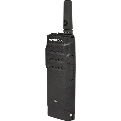 MOTOROLA SOLUTIONS AAH88JCP9JA2AN MOTOROLA MOTOTRBO SL300 PORTABLE VHF DIGITAL / ANALOG 99-CHANNEL TWO-WAY BUSINESS RADIO WITH DISPLAY - 136-174 MHZ, 3W