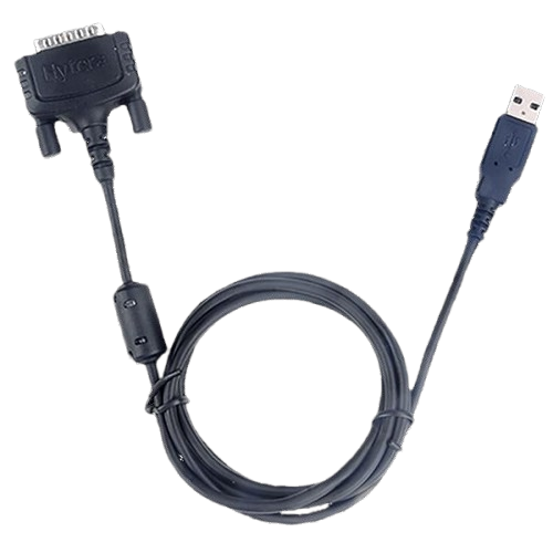 Hytera PC40 Programming Cable (programming Only, no firmware up-grade). Rear connector DB26 to USB