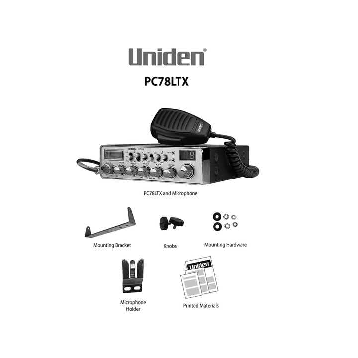 Uniden PC78LTX 40 Channel CB Radio