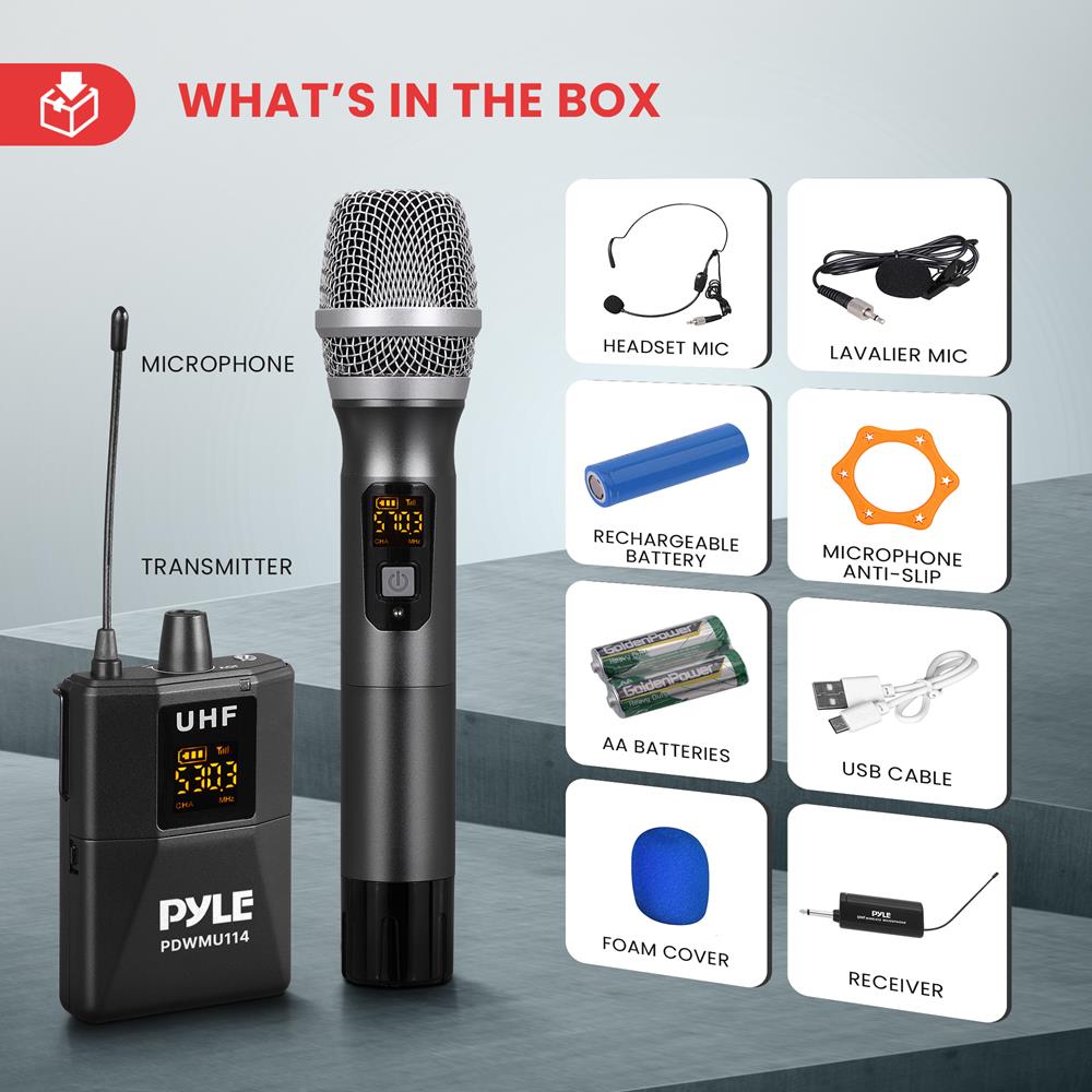 Universal Uhf Wireless Microphone