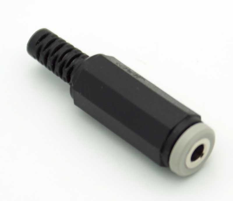 3.5mm Female In-Line Receptacle - 4 Conductor