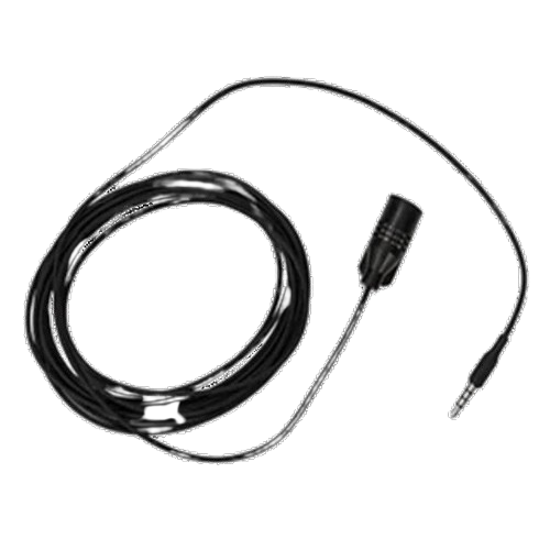 Hytera POA77 Vehicle Sun Visor Microphone (Straight Barrel Type) 3.5mm (USE WITH POA117)