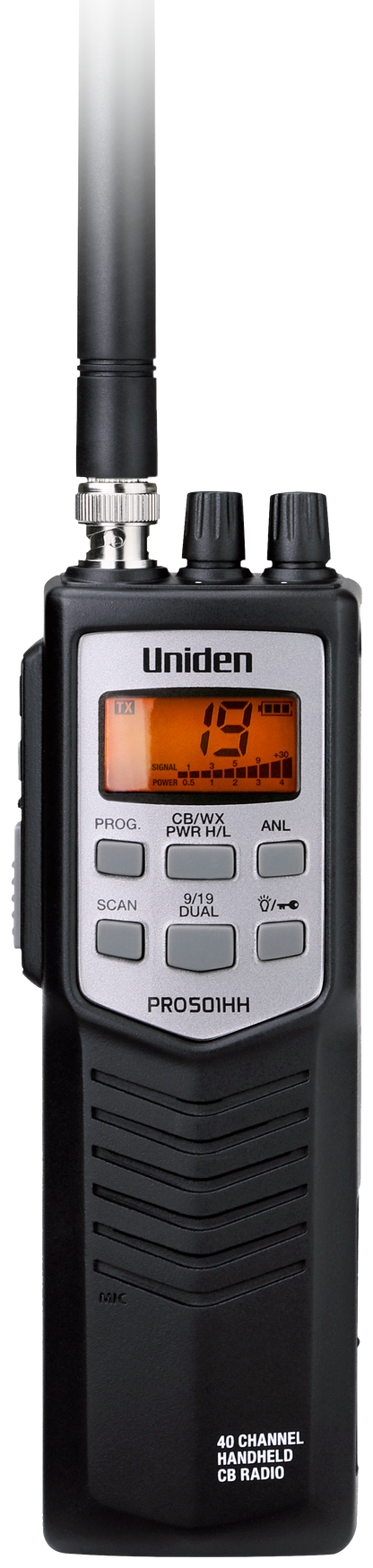 PRO501HH - Uniden Compact 40 Channel Handheld CB Radio