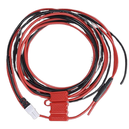Hytera PWC12 Vehicle Power Supply Cable, 16 ft. with SR,red/black, greater than 15A (RoHS) (REACH)