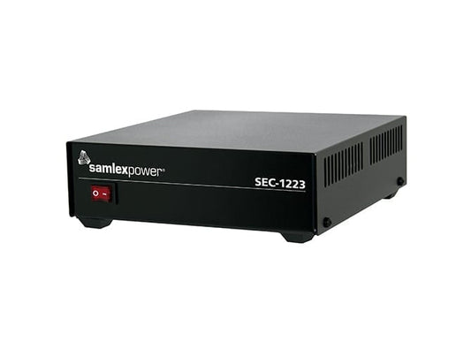 Samlex SEC-1223 Desktop 23 Amp Switching Power Supply, Advanced Switch-Mode Technology, Reliable Power with Minimum Weight and Size, Circuit Innovations Minimize Output Voltage Ripple and RFI