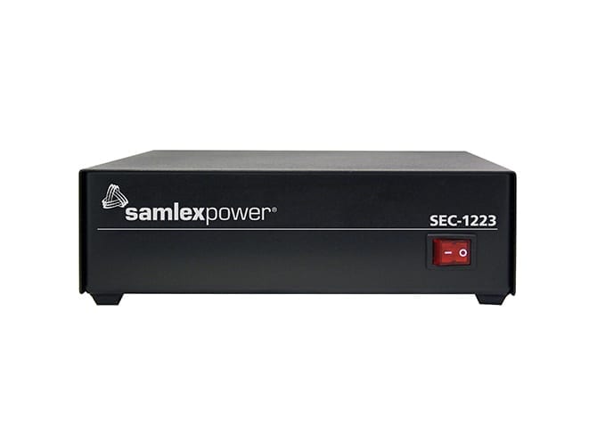 Samlex SEC-1223 Desktop 23 Amp Switching Power Supply, Advanced Switch-Mode Technology, Reliable Power with Minimum Weight and Size, Circuit Innovations Minimize Output Voltage Ripple and RFI