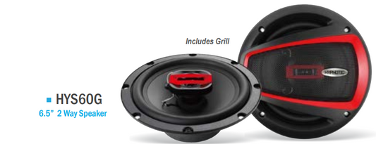 HYPNOTIC (HYS60G) 6.5″ COAXIAL SPEAKER / 350W