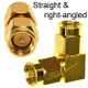 SMA-male to SMA-male Adapter: Straight