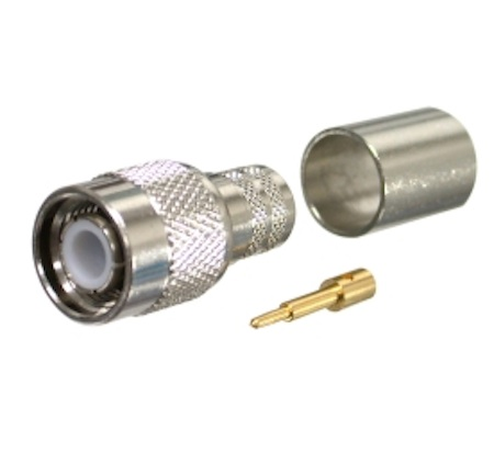 TNC Male Crimp Connector for LMR-400, Belden 9913 - RF Industries RFT-1202-I
