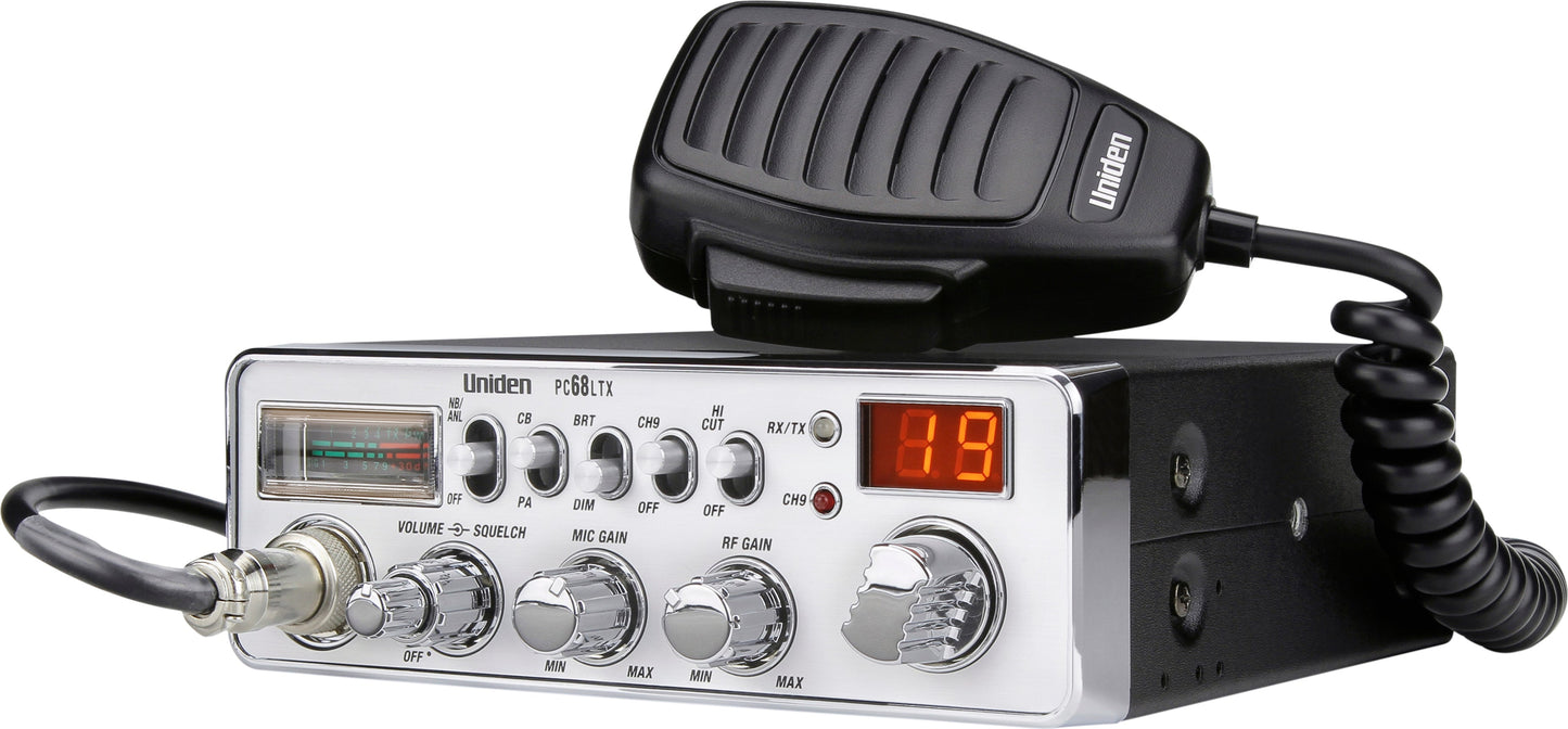 Uniden PC68LTX 40 Channel CB Radio RF