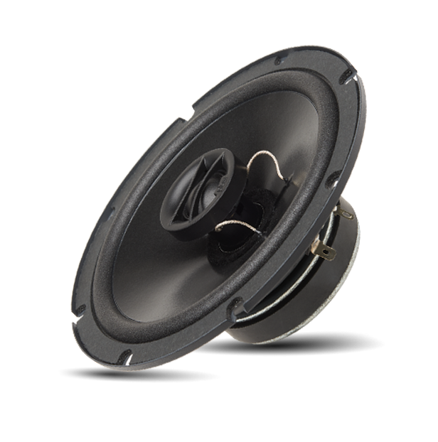 Powerbass S-650T 6.5-Inch Thin Mount Coaxial OEM Speakers (Set of 2)