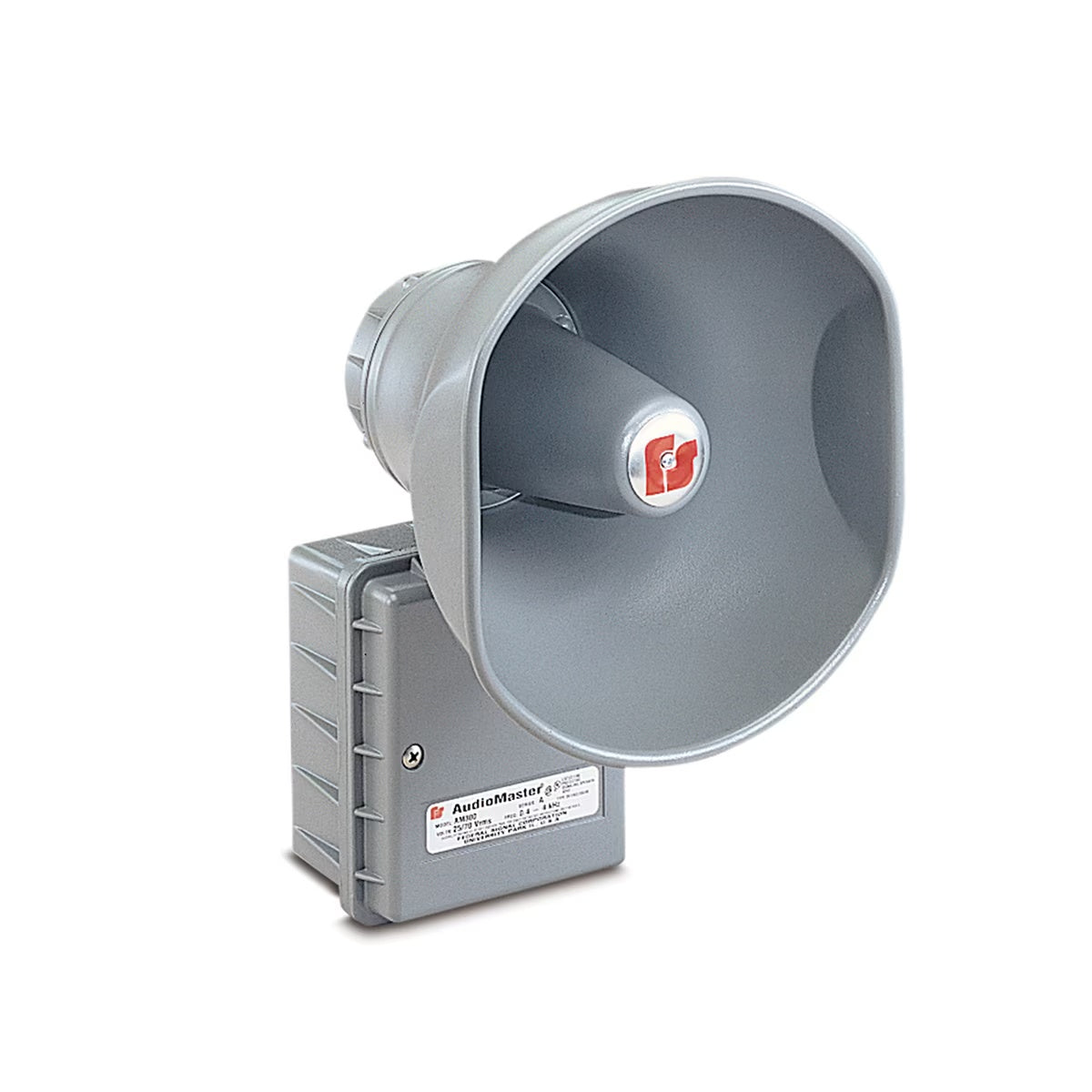 AM300 and AM302 AudioMaster® Public Address Speakers Gray