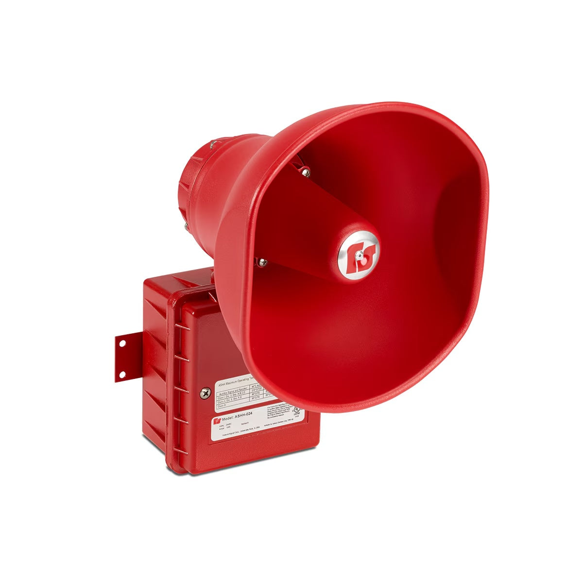 ASHH-024 and ASUH Hazardous Location Amplified Speakers Red