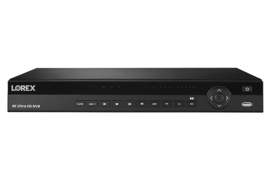 4K Ultra HD 16-Channel Security NVR with Lorex Cloud Connectivity and 4TB Hard Drive