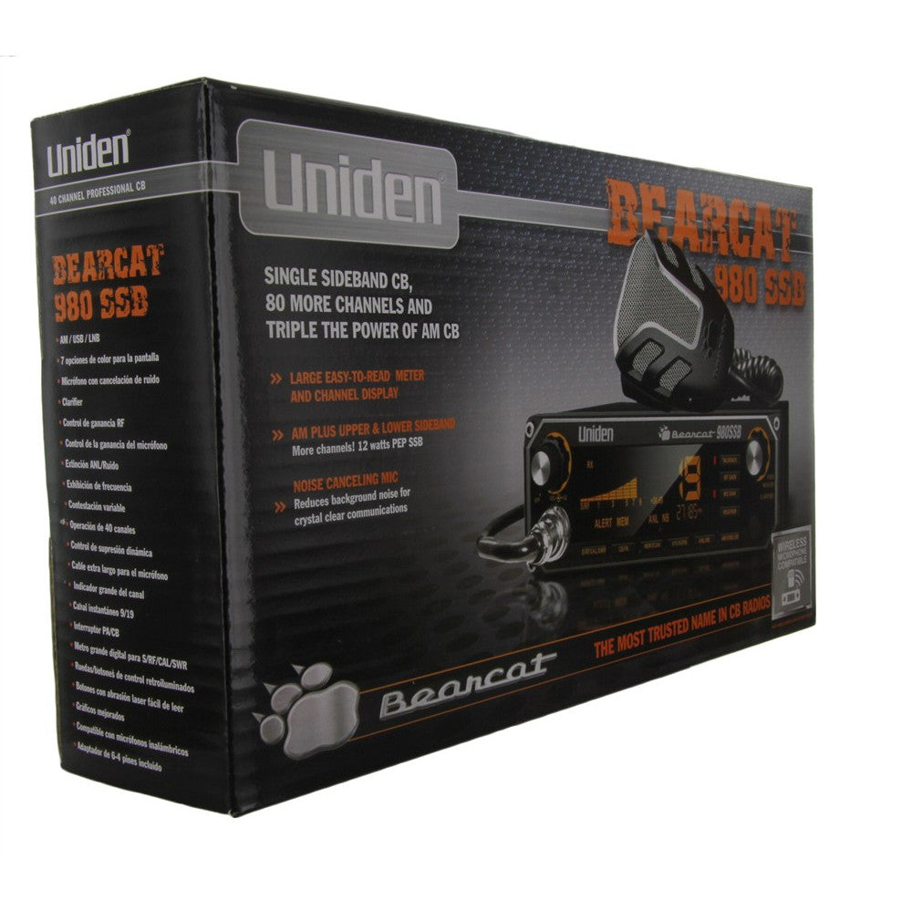 Uniden Bearcat 980 SSB CB Radio with 7 Color Display