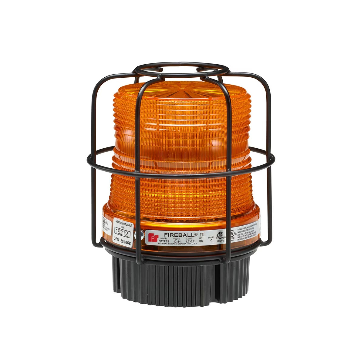 FB2LEDX-CN-120-240A Fireball LED Hazardous Location Single and Quad Color Warning Lights Amber