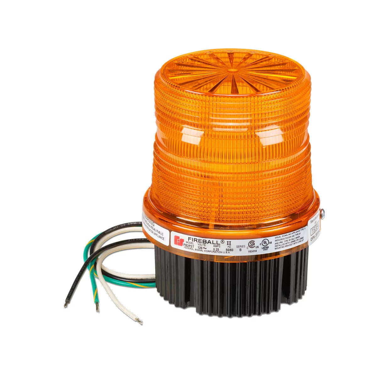 FB2PST-I-024A Fireball® Strobe Warning Lights Amber
