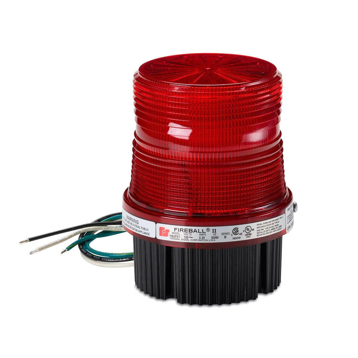 FB2PST-I-024R Fireball® Strobe Warning Lights Red