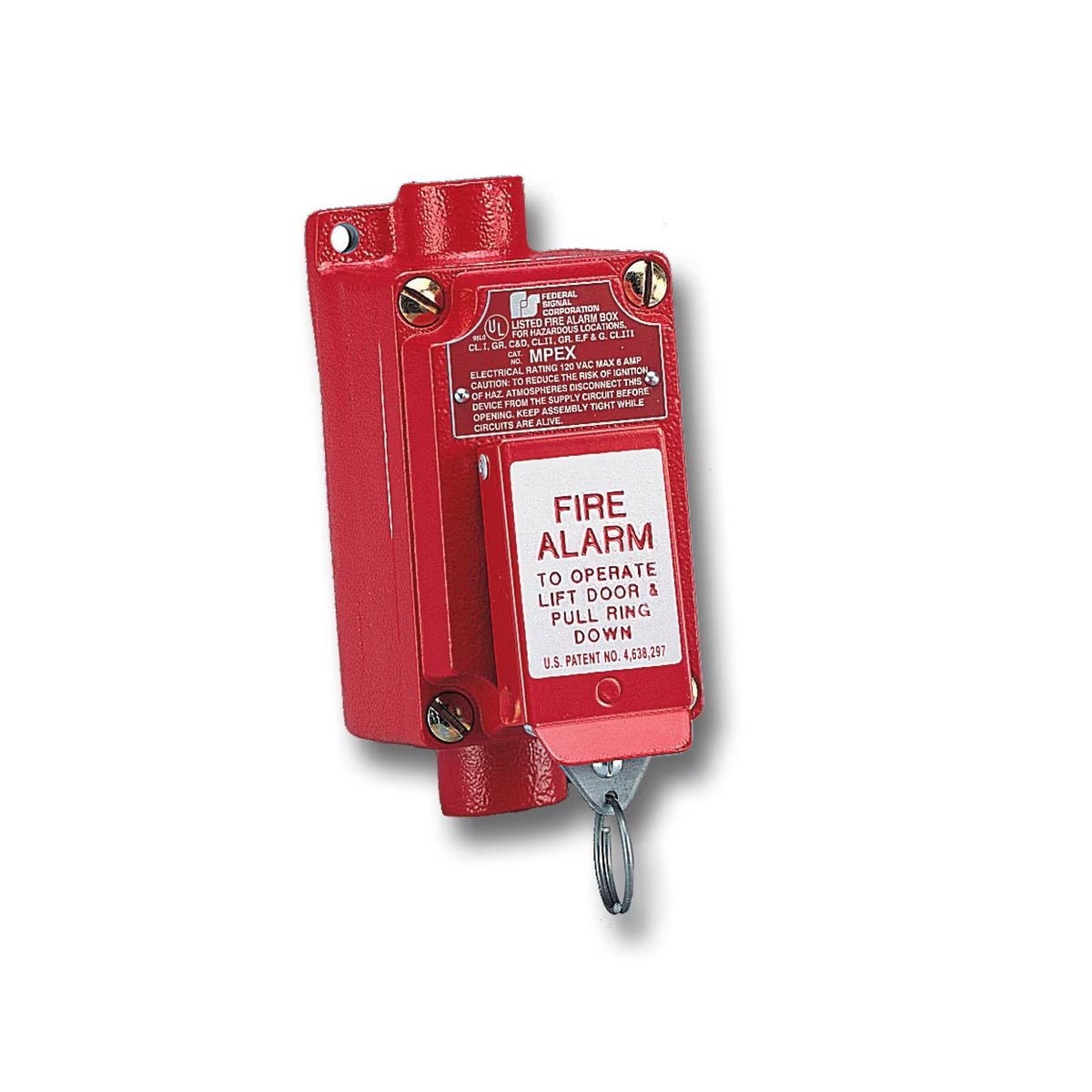 MPEX Explosion-Proof Fire Alarm Pull Stations Red