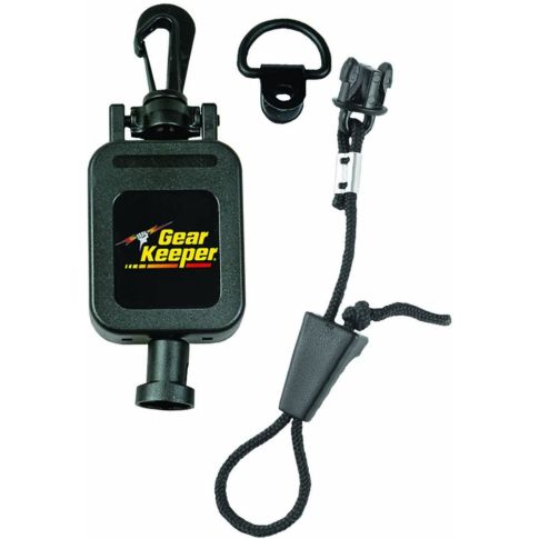 CB MIC KEEPER Retractable Microphone Holder RT4-4112 – Features Heavy-Duty Snap Clip Mount, Adjustable Mic Lanyard and Hardware Mounting Kit - Made in USA – Black