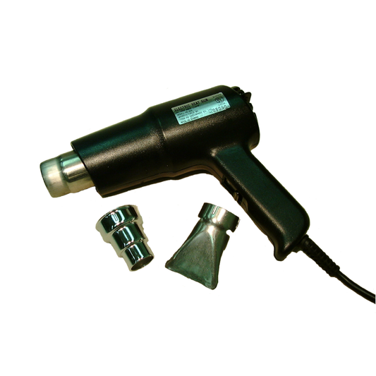 Philmore Heat Gun Dual Range (High and Low) Model No. HD866 Dual Range 500°F Low 900-1100°F High 117 VAC 1100 Watts