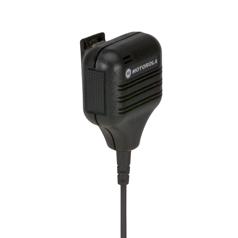 Motorola HKLN4606 Remote Speaker Microphone with PTT, Slim plug, PVC free