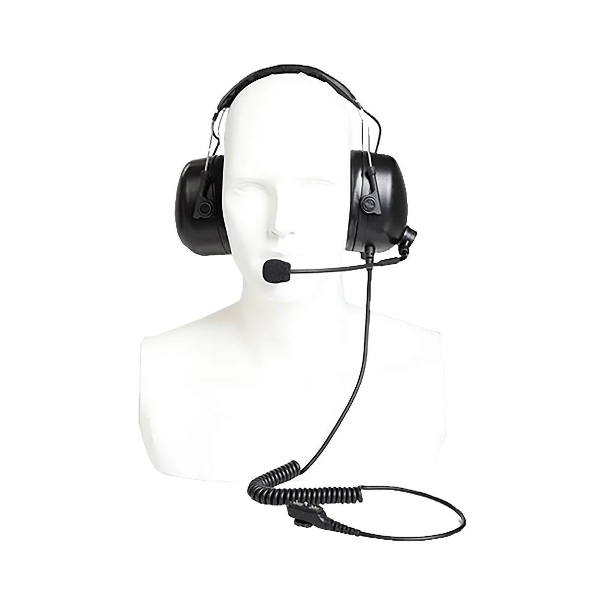 Hytera ECN18 Noise Cancellation Headset, directly attached to radio (Special Order)