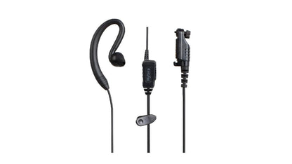 Hytera EHN26-P C-style Earpiece with in-line PTT & MIC, directly attached to radio (for HP6, HP7 & HP7 UL913)