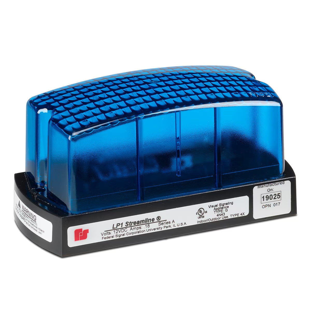 LP1-012B StreamLine® Low Profile Mini Strobes Blue