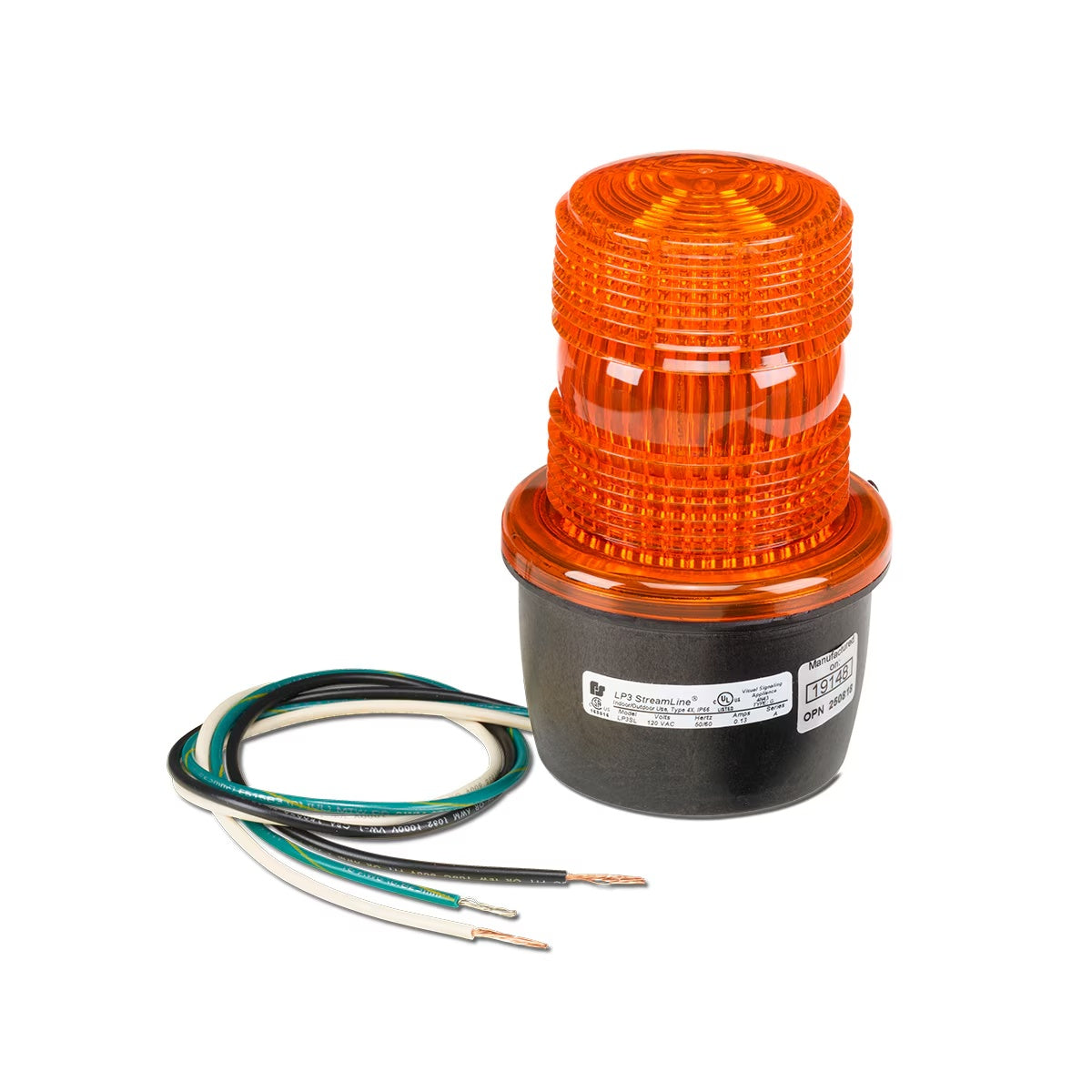LP3SL-024A StreamLine® Low Profile LED Lights Amber