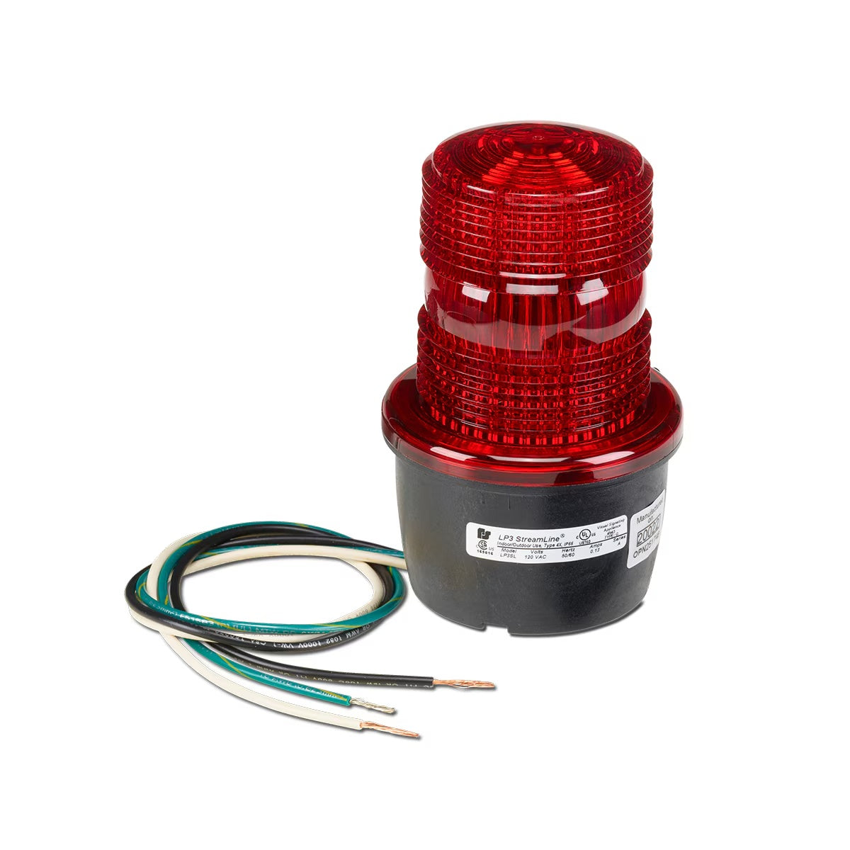 LP3SL-120R StreamLine® Low Profile LED Lights Red
