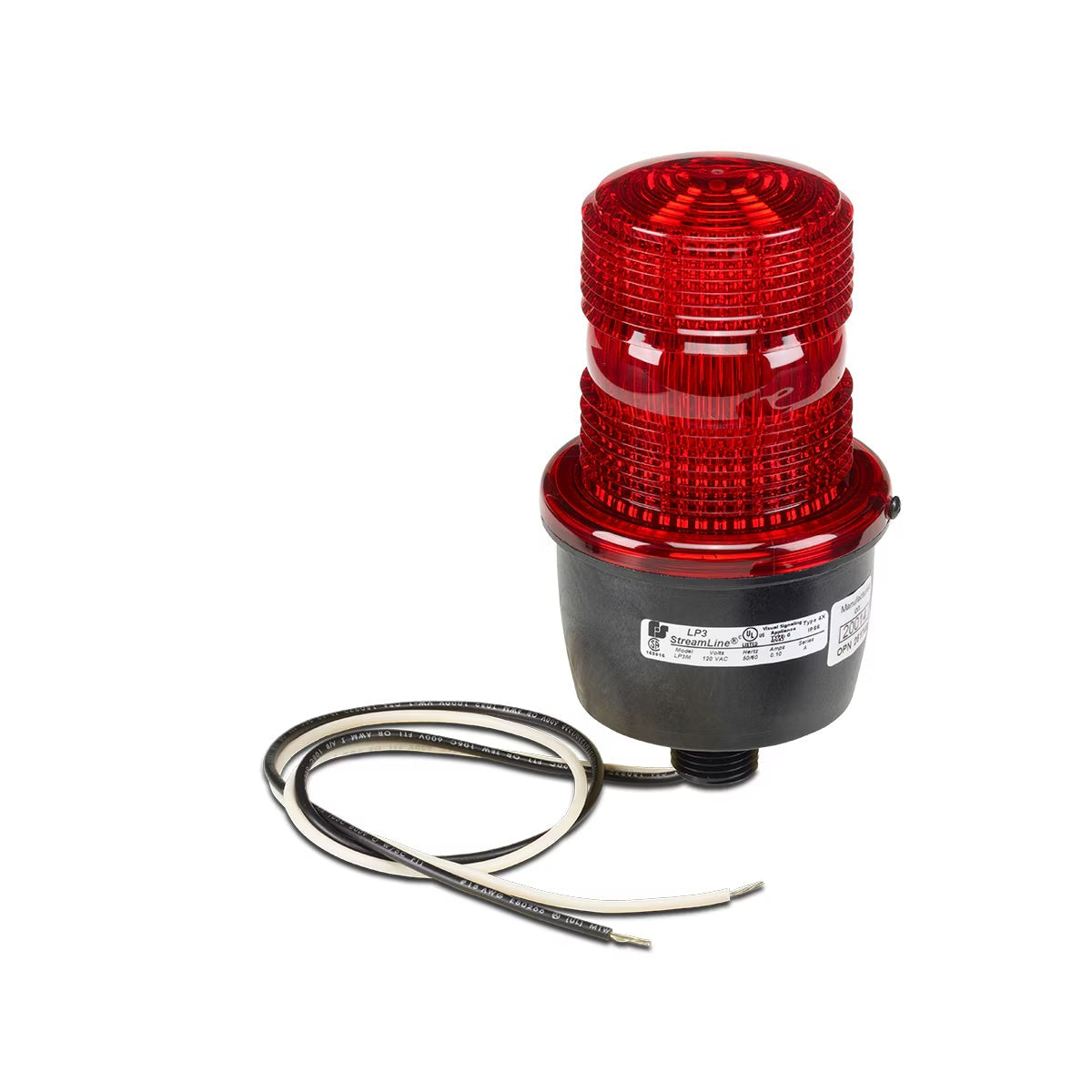 LP3M-120R StreamLine® Low Profile Strobe Lights Red