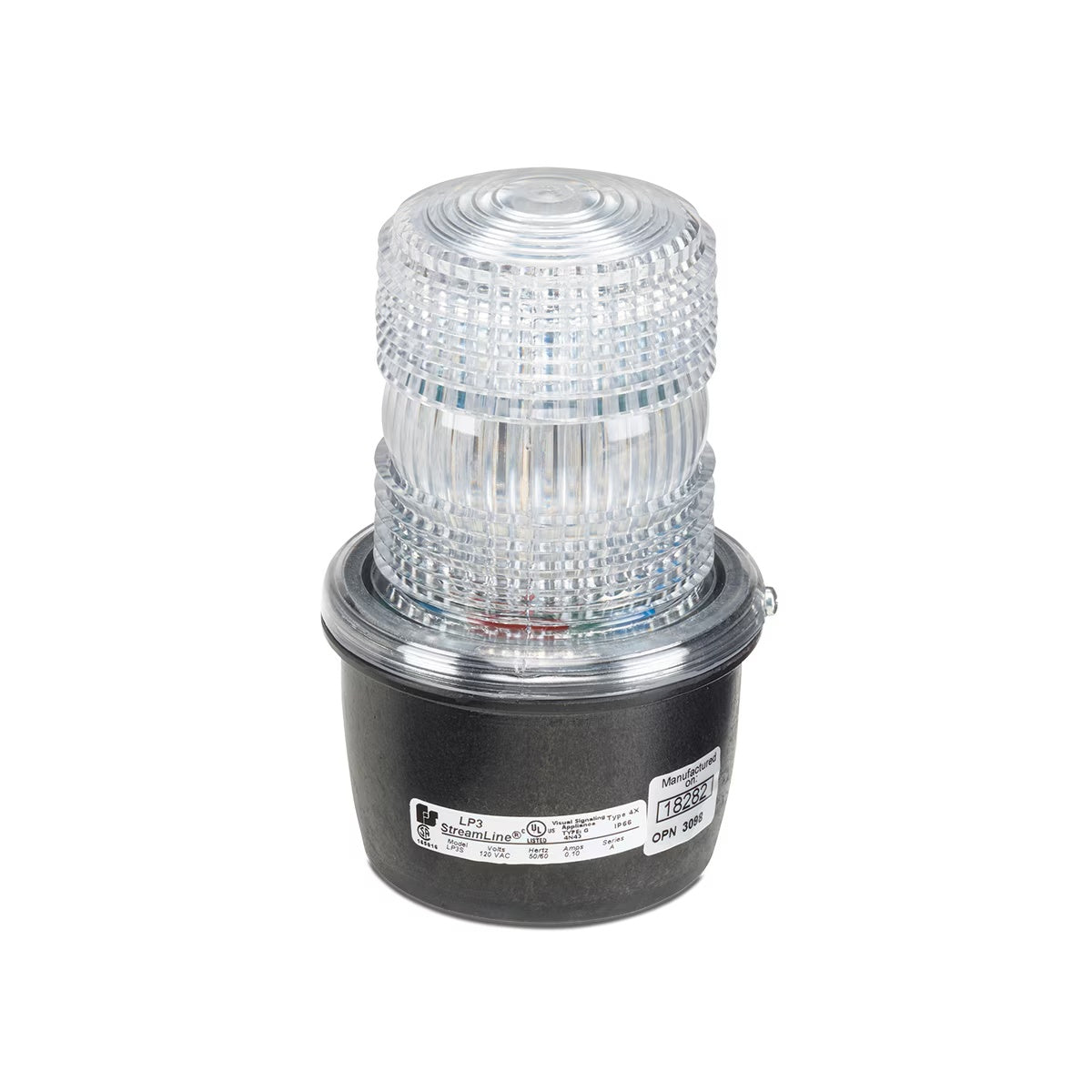 LP3S-120C StreamLine® Low Profile Strobe Lights Clear