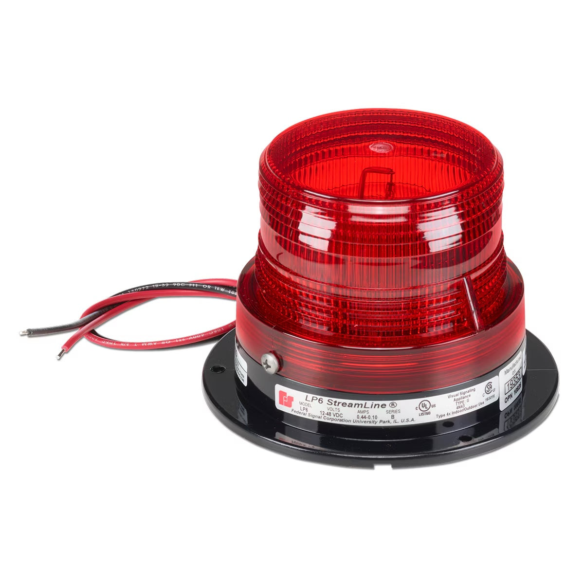 LP6-012-048R StreamLine® Low Profile Mini Strobes Red