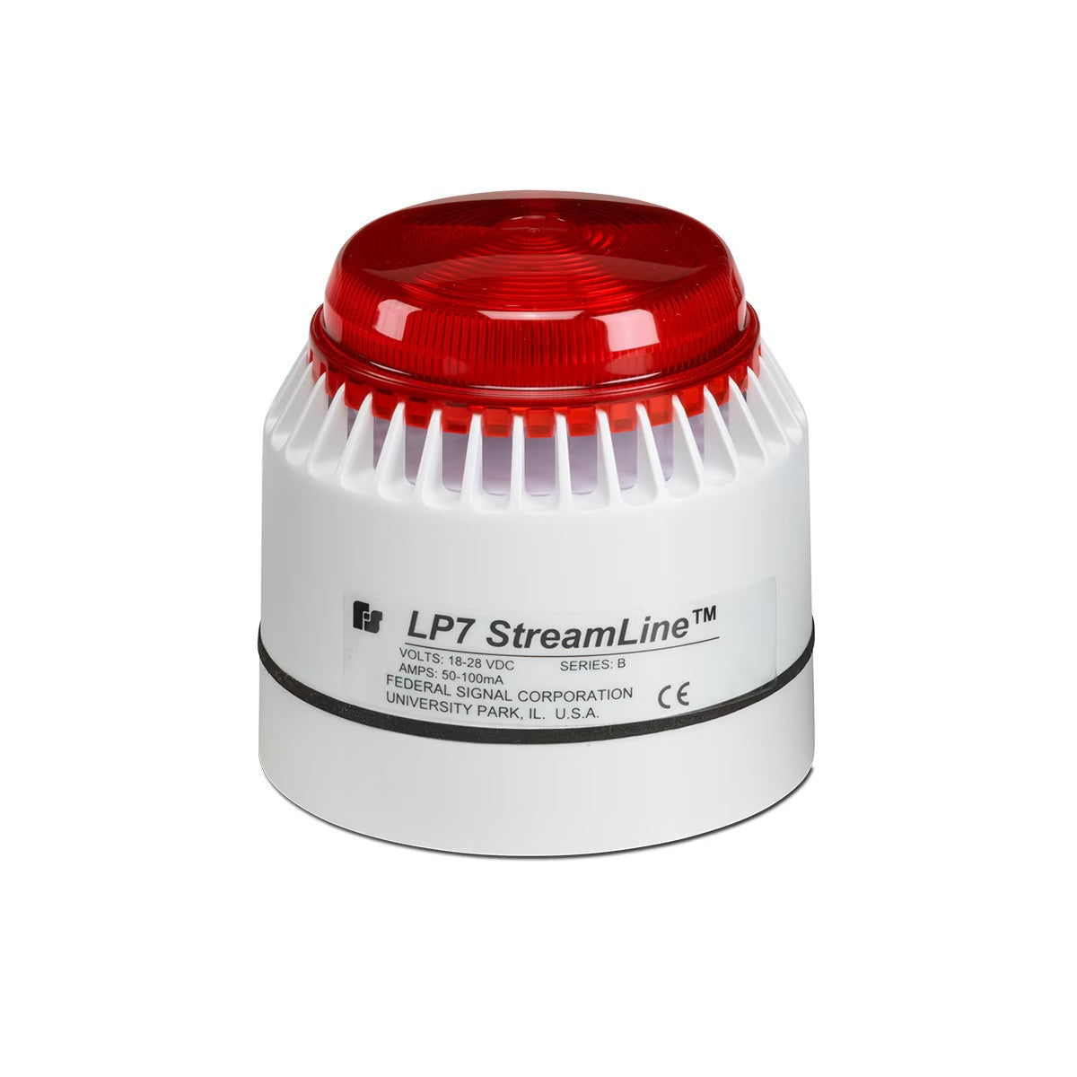 LP7-18-30R StreamLine® Low Profile Combination Sounders/Strobes Red