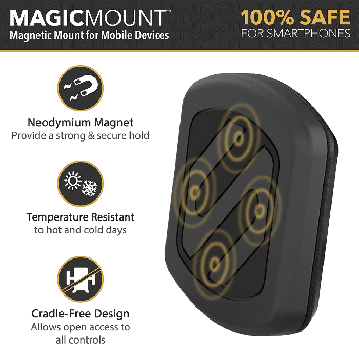 Scosche MAG12V2 Magnetic Power Mount