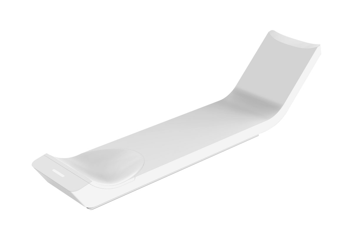 Crestron TSR-310-DS-H-W - Horizontal Table Dock for TSR-310, White