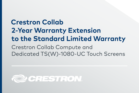 Crestron UC-CCC-WARRANTY-EXT-HW-2YR - Crestron Collab 2-Year Warranty Extension to the Standard Limited Warranty for Crestron Collab Compute and Dedicated TS(W)-1080-UC Touch Screens