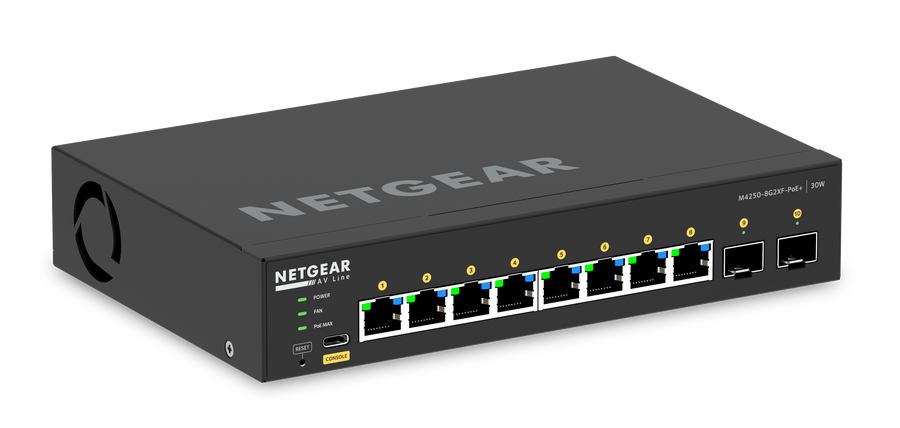 Crestron CEN-SWPOE-10 - 10 Port PoE+ Managed Switch