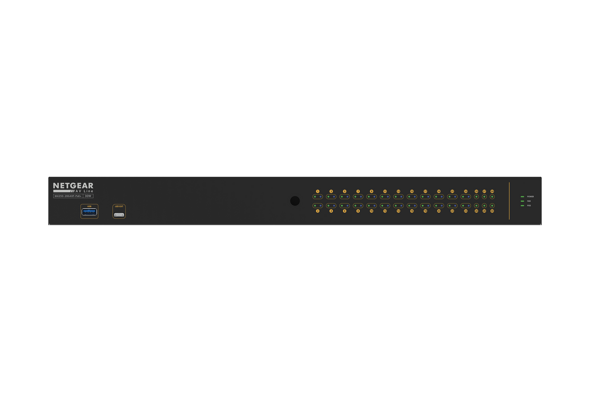 Crestron CEN-SWPOE-30-TAA - 30 Port PoE+ Managed Switch, TAA Compliant