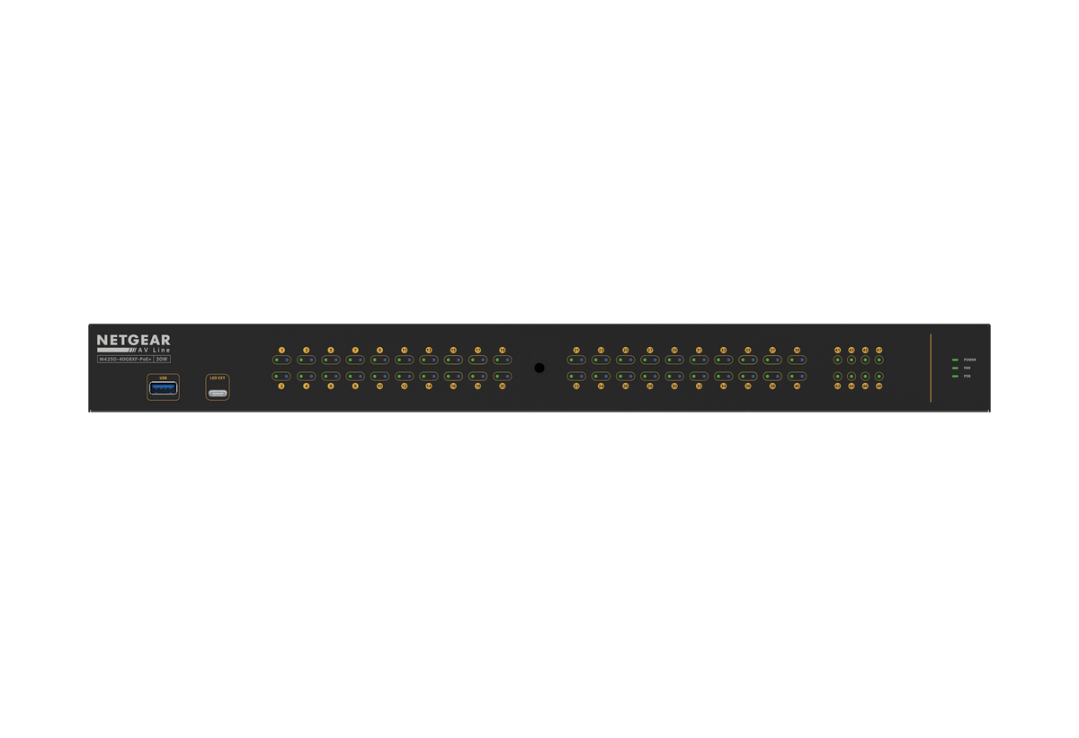 Crestron CEN-SWPOE-48-TAA - 48 Port PoE+ Managed Switch, TAA Compliant
