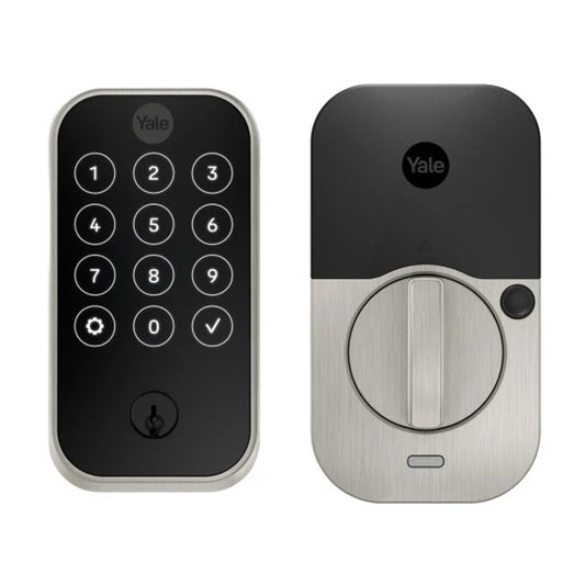 Crestron CLK-YL-YRD624-CR2-619 - Yale Pro® 2 Deadbolt with Touchscreen Keypad and infiNET EX® Wireless Communication, Satin Nickel