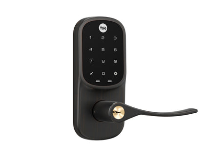 Crestron CLK-YL-YRL226-CR2-OBP - Yale® Assure Lever Lock, Touchscreen Keypad with infiNET EX® Technology, Oil Rubbed Bronze