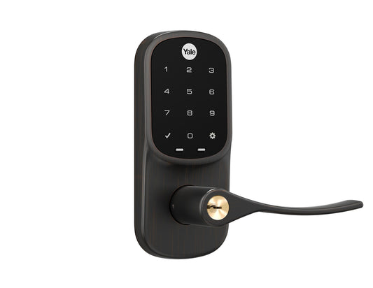Crestron CLK-YL-YRL226-CR2-OBP - Yale® Assure Lever Lock, Touchscreen Keypad with infiNET EX® Technology, Oil Rubbed Bronze
